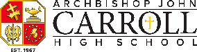 Logo of Archbishop Carroll High School